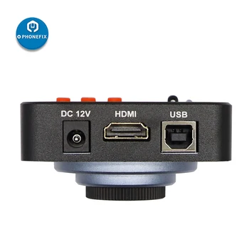 HD 38MP/48MP/ 51MP/14MP HDMI VGA Industriale Video Digital Microscop Camera 130X C-Mount Lens USB LED Lumina Pentru Reparații de Lipit 4