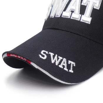 Armata SWAT Capac de sex Masculin Brodate Scrisoare Negru Șepci de Baseball pentru Bărbați Gorras Hombre Para Femei Snapback Os Masculino Tactice Capac 3