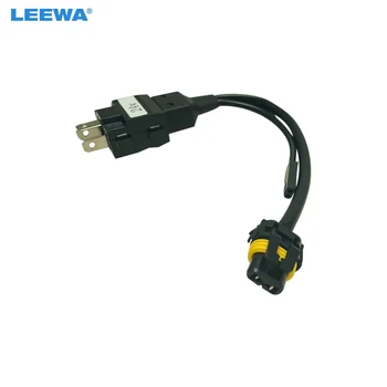 LEEWA 12V-24V Auto Camion Autobuz ASCUNS Cablajului Releului de Control Cablu Pentru H4 Hi/Lo Bi-Xenon HID Bec Cabluri Controler Cabluri #CA7125