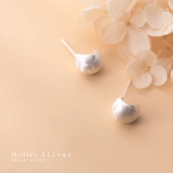 MODIAN Fierbinte Argint 925 Geometrice Camber Stud Cercel pentru Femei de Moda Neregulate Simplu de Pin Ureche Stil Coreea Bijuterii Fine