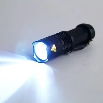 Promovarea Set! De Vânzare la cald T6 LED Lanterna lanterna Tactice + Q5 Lanterna Mini Lanterna cu Zoom rezistent la apa Lanterna Bicicleta 1