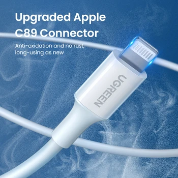 UGREEN Ifm USB pentru Cablu Lightning pentru iPhone 14 13 12 11 Pro Max 2.4 O Încărcare Rapidă pentru iPhone Încărcător pentru iPad Cablu de Date Telefon 2