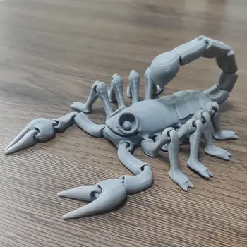 3D Imprimate Articulat Broasca Cat Ant Scorpion Dragon Modelul Chinez Figurina Jucarie Acasă Decor de Birou Cadouri pentru Copii Ornament 3D 1