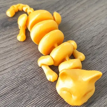 3D Imprimate Articulat Broasca Cat Ant Scorpion Dragon Modelul Chinez Figurina Jucarie Acasă Decor de Birou Cadouri pentru Copii Ornament 3D 4