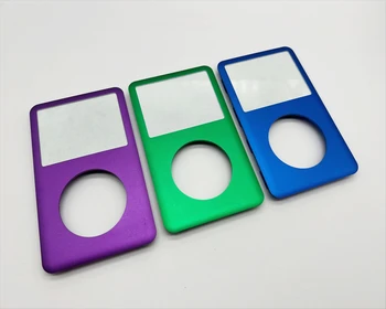 violet albastru verde metal fata masca caz acoperire lentile de locuințe fereastra pentru iPod 6 7 classic 80gb, 120gb 160gb