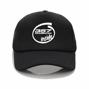 Moda pălărie 357 MAGNUM șapcă de baseball capac Reglabil Mens Montate snapback cap