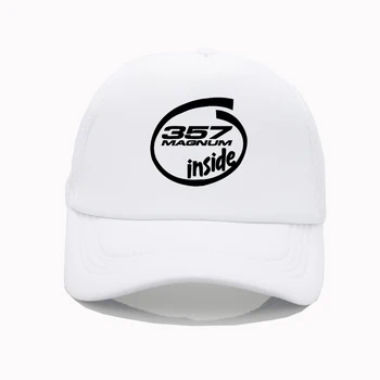 Moda pălărie 357 MAGNUM șapcă de baseball capac Reglabil Mens Montate snapback cap 2