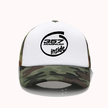 Moda pălărie 357 MAGNUM șapcă de baseball capac Reglabil Mens Montate snapback cap 3