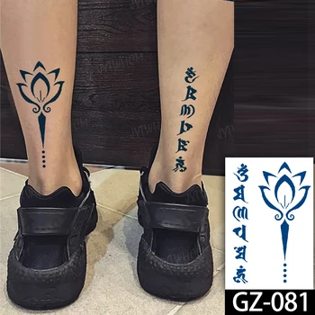 Glezna Autocolante Tatuaj Temporar Rezistent La Apa Tatuaj Fals A Crescut De Șarpe De Sex Feminin Sexy Tatuaj Suc De Cerneală De Lungă Durată Corpul Geometric Femei 1
