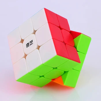 Qiyi Războinic W 3x3x3 Viteză Magic Cube Stickerless Profesionale Antistres Războinic S 3X3 Puzzle Frământa Jucării pentru Copii Cadouri 2