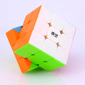 Qiyi Războinic W 3x3x3 Viteză Magic Cube Stickerless Profesionale Antistres Războinic S 3X3 Puzzle Frământa Jucării pentru Copii Cadouri 3