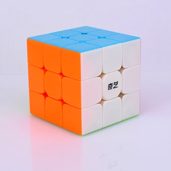Qiyi Războinic W 3x3x3 Viteză Magic Cube Stickerless Profesionale Antistres Războinic S 3X3 Puzzle Frământa Jucării pentru Copii Cadouri 4
