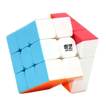Qiyi Războinic W 3x3x3 Viteză Magic Cube Stickerless Profesionale Antistres Războinic S 3X3 Puzzle Frământa Jucării pentru Copii Cadouri 5