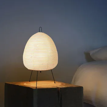 Stil japonez CONDUS de Hârtie de Orez Lampa de Birou Tricolor Reglaj Acasă Decorare Arta de Lămpi Living Hotel Dormitor Noptieră Lumina de Noapte