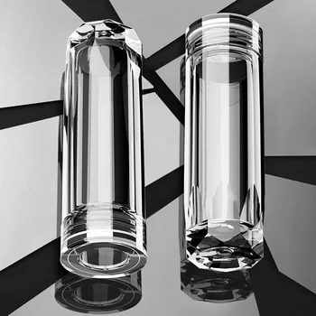 300/380MLHigh Sticlă de Calitate Cana de Apa de Băut Sticla Portabil Dublu Strat Ceașcă de Ceai Cu Filtru de Apă Transparent Sticla