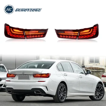 HCMOTIONZ LED optic spate pentru BMW G20 G80 M3 Seria 3 2019 2020 2021 Lampă Spate DRL Pornire Animație Reverse Lumina