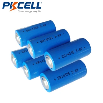 6PCS PKcell ER14335 1650mah LiSOCL2 Baterie 2/3AA Baterii pentru Camera Video de Echipamente Electrice fără Fir Electronice Auto