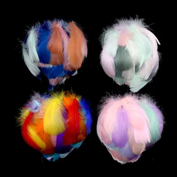 100buc Naturale Morandi Pene de Gâscă 6-12cm Culoare Swan Pană pentru Ambarcațiunile de Nunta Bijuterii Diy Home Decor Pene