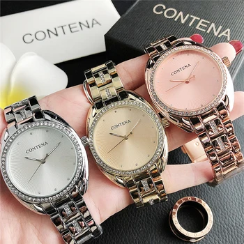 Ceas De Lux Pentru Femei Brățară Cuarț Ceasuri Femei Din Oțel Inoxidabil Ceas Femeie De Afaceri De Ceasuri De Mana Ceas Reloj Montre Femme