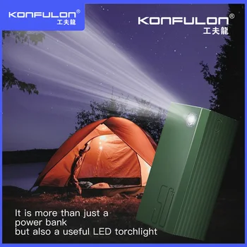 Puternic Power Bank 50000mAh Lanterna Portabil Încărcător Baterie Externă Pentru Camping în aer liber Încărcător de Telefon Mobil Pentru Samsung