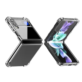 Anti-Detonație a airbagului de Protecție Caz Acoperire pentru Samsung Galaxy Z Flip 3 5G Flip3 Anti-Alunecare Telefon Mobil Fundas Cazuri 2