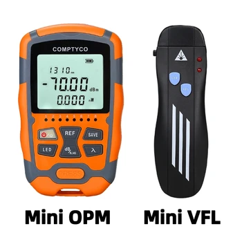 Mini Optical power meter (-70~+10dBm) & Mini Visual fault Locator (1/10/20/30/50mW) Fibra optica Tester (OPM și VFL Opțional)